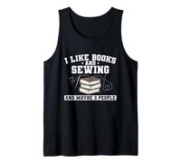 Cucire I Like Libri e Cucire e Forse 3 Persone Canotta