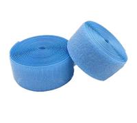 Cucire il nastro a strappo, Nastro da cucire con gancio e passante 38 mm, strisce di nylon retro non autoadesivo, chiusura in tessuto, nastro ad incastro(Light Blue,38MM x 10 Yards)