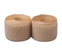 Cucire il nastro a strappo, Nastro da cucire con, larghezza 25 mm, strisce di nylon retro non autoadesivo, fissaggio in tessuto, nastro ad incastro(Khaki,25MM x 5 Yards)