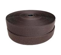 Cucire il nastro a strappo, Nastro di fissaggio in tessuto con strisce nylon non autoadesive sul retro da 50 mm, for abbigliamento, artigianato fai te(Coffee,50MM x 10 Yards)