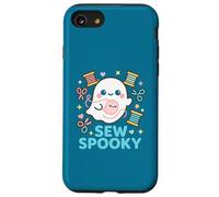 Cucire Spooky Cute Ghost Cucito Halloween Costume Craft Design Custodia per iPhone SE (2020) / 7/8