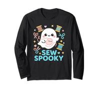 Cucire Spooky Cute Ghost Cucito Halloween Costume Craft Design Maglia a Manica