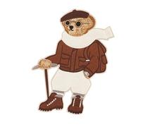 Cucire su patch, patch di ricamo - Appliques per orso zaino - Toppe da ricamo per orso cartoni animati, cucire la riparazione 'applique per la borsa per cappelli da abbigliamento