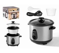 Cuciriso elettrico rapido in acciaio inox pentola per riso capacità 1Lt - 400W