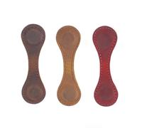 Cucito a Mano Cuoio PU Magnetico Segnalibro Fatto Primo Strato Vacchetta