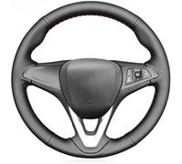 Cucito a Mano Nero Coprivolante Per Opel Astra (K) Corsa (E) Karl 2014-2020 Per Crossland X Grandland X Insignia B 2017-2020 Linea Rossa