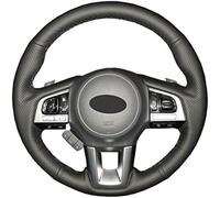 Cucito a Mano Nero Coprivolante Per Subaru Legacy XV 2015-2017 Per Outback 2014-2017 Per Forester 2015-2018 Linea rossa+blu