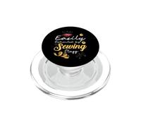 Cucito Amante Divertente Fogna Facilmente Distratto Da Cucire Roba PopSockets PopGrip per MagSafe