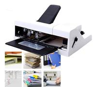 Cucitrice a doppia testa con cucitura centrale, design a braccio lungo per punzonatura a doppia fila, ideale per ufficio e stampa fino a 50 pagine