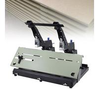 Cucitrice a Doppia Testa, Punto Metallico Piatto Manuale, Regolazione Dei Margini, Banco Da Lavoro Esteso Da 44 Cm, Spessore Di Rilegatura 60 Fogli/80 G, Anti-inceppamento Per Ufficio, Fabbrica, Casa