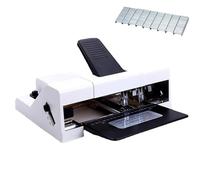Cucitrice a doppia testa resistente, capacità di 50 fogli, cucitrice manuale con leva per risparmiare lavoro, modalità di cucitura centrale per carta A3/A4, uso domestico in fabbrica in ufficio