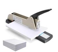 Cucitrice a lunga portata per impieghi gravosi, pinzatrice a braccio lungo con capacità di 210 fogli, profondità di pinzatura regolabile da 9,84 pollici, per opuscoli e documenti da ufficio