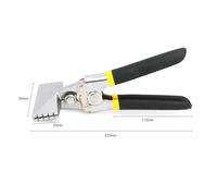 Cucitrice a mano a gomito dritto comodamente portatile per lavorazione della lam