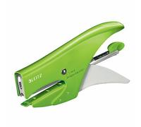 Leitz Cucitrice a pinza 5547 - fino a 15 fogli, caricamento posteriore, compatibile P1 n.8 - verde