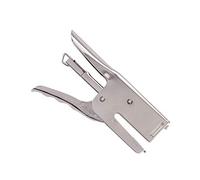 Cucitrice a Pinza in Metallo, Formato 17x9 cm, Monta Punto 24/6, Colore Silver