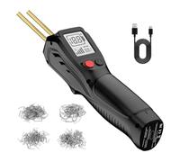 cucitrice calda Kit saldatrice per plastica ricaricabile tramite USB, macchina per la saldatura di plastica per la riparazione di crepe in plastica(Black)