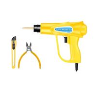 Cucitrice CALDA Saldatore Di Plastica Pistola Termica 70W Saldatrice Di Plastica Paraurti Saldatore Graffette Paraurti Riparazione Kit Di Strumenti For Auto Facile Da Usare(Yellow Kit 3)