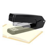 Cucitrice da scrivania, a braccio lungo, per scrivania, capacità di 50 fogli, accessori per rilegatura ergonomica, forniture per insegnanti per scuola, casa, aule, magazzini, uffici