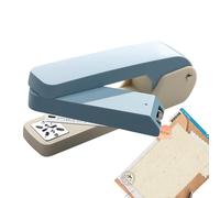 Cucitrice di base da tavolo, pinzatrice girevole a braccio, resistente, rotazione a 360 gradi, per rilegare 50 pagine, cucitrice durevole per rilegatura o graffetta in ufficio, scuola casa