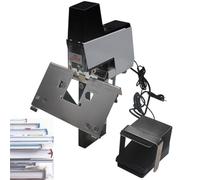 Cucitrice elettrica a sella - 106 rilegatrice rapida con pedale, spessore regolabile 100 mm, capacità 2-30 fogli, 1-9 livelli di intensità per ufficio e rilegatura di libri pesanti