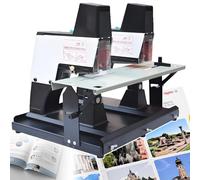 Cucitrice elettrica a sella e raccoglitore automatico resistente, banco da lavoro da 44 cm, forza a 9 fasi, compatibile con graffette standard 23/6, 23/8, 24/6, 24/8