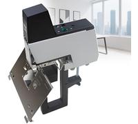 Cucitrice elettrica a sella, macchina legante automatica resistente, capacità 2-50 fogli, spessore regolabile 100 mm, 1-9 livelli con pedale