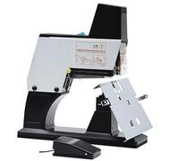 Cucitrice elettrica a sella, rilegatrice automatica da tavolo a 9 velocità con pedale, profondità di cucitura fino a 100mm, cucitrice a sella a punto piatto A3, protezione da inceppamento,A