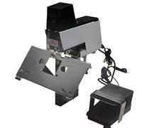 Cucitrice elettrica automatica a sella, lega 2-50 fogli, profondità fino a 100 mm, 1-9 livelli di intensità per rilegatura piatta e a sella, azionata a pedale