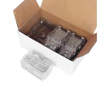 Cucitrice elettrica automatica da 50/70 fogli con sensore intelligente, cucitrice piatta da 120 punti/min con doppia modalità, margini regolabili da 1 a 15 cm(50E Staples)