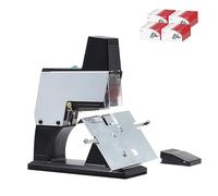 Cucitrice elettrica da scrivania, capacità 40 fogli, A3, punto piatto, per ufficio e scuola, con interruttore a pedale