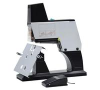 Cucitrice elettrica da tavolo, resistente, automatica, piatta e a sella, con pedale, per ufficio, scuola ed editoria, dispositivo rapido per rilegatura libri