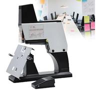 Cucitrice elettrica, rilegatrice automatica a 9 velocità per libretti/rapporti, copertura di sicurezza, profondità fai da te, design a doppia testa, compatibile con graffette 23/6, 23/8, 24/6, 24/8