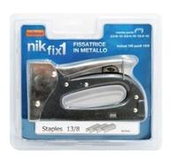 Cucitrice Fissatrice Sparapunti in Metallo Nik Fix1 con Punti Inclusi Nikoffice