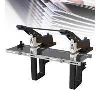 Cucitrice Manuale a Doppia Testa, Pinzatrice Da Tavolo, Punto Metallico Piatto, Profondità Di Rilegatura 100 Mm, Punti Metallici 6 Mm/8 Mm/10 Mm, Spessore 60 Fogli, Chiodo Anti-incollato Per Ufficio