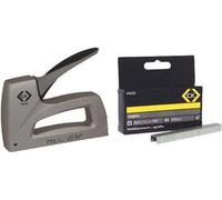 Cucitrice manuale C.K per graffe da 6 a 14 mm con robusto corpo in alluminio pressofuso bimateriale ergonomico (496001)