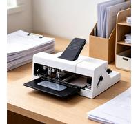 Cucitrice manuale resistente, punto centrale a doppia testa, capacità di 50 fogli, 10 scatole di graffette per carta A3/A4, uso domestico e ufficio