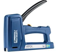 Rapid RPC4 Graffatrice Manuale 4 in 1 per il Fissaggio di Tessuti e Tappezzeria su Pareti in Legno, Tecnologia PowerCurve per un aggraffaggio fino al 50% meno faticoso, Realizzata in Svezia