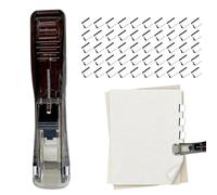 Cucitrice piccola,Erogatore da Tavolo per Clip e Graffette | Pinzatrice con fermaglio per documenti | per Ufficio, Scuola, Viaggio, Casa, Biblioteca, Affari, Dormitorio Universitario