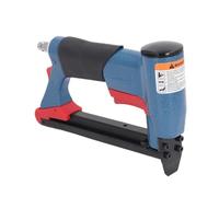 Cucitrice pneumatica professionale per tappezzeria Pistola pneumatica for punti metallici Bocca for chiodi estesa da 2 pollici Capacità di 140 chiodi Utilizzo for cantieri di lavorazione del legno