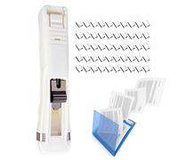 Cucitrice Scrivania Riutilizzabile- Distributore Di Fermagli Per Fascicoli | Set Di Cucitrici Ricaricabili Da Ufficio | Affidabile Per Ufficio/Lavoro/studio Archiviazione/pinzatura