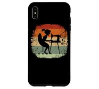 cucitrice Vintage cucitrice a macchina per cucire a maglia Custodia per iPhone XS Max