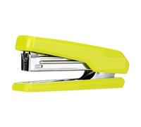 Cucitrici metalliche colorate mini cucitrice alla moda senza sforzo con forniture for ufficio di cancelleria compatte portatili Cucitrice a Pinza(Yellow)