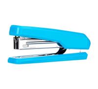 Cucitrici metalliche colorate mini cucitrice alla moda senza sforzo con forniture for ufficio di cancelleria compatte portatili Cucitrice a Pinza(BLUE)