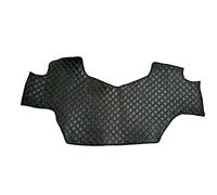 Cuciture nere/verdi tappetini trattore copri eco pelle per CLAAS ARION