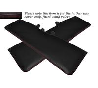 Cuciture Rosse 2X Alette Parasole Pelle Cover Solo Per Talbot Camper Custom New