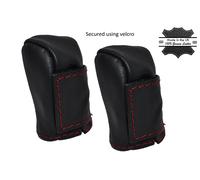Cuciture Rosse 2X Pelle Attacco Pelle Cover Adatto a Toyota MR2 MK3