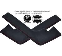Cuciture Rosse 2X Schermo Montante Pelle Cover Per Jaguar Tipo E Serie 1