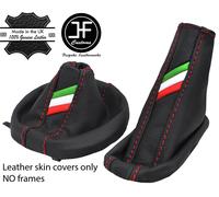Cuciture Rosse Bandiera Italiana Lthr Gear Mano Rivestimento per Fiat 124 Ragno