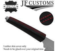 Cuciture Rosse Freno A Mano IN Pelle Cover Per Ford Transit Custom Limited 18-21