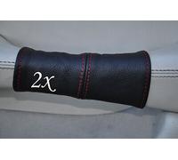 Cuciture Rosse Per Jaguar Daimler XJ8 X308 97-03 2X Maniglia Pelle Cover